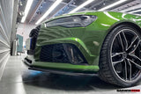 2013-2018 Audi RS6 Avant Carbon Fiber Front Bumper Caps