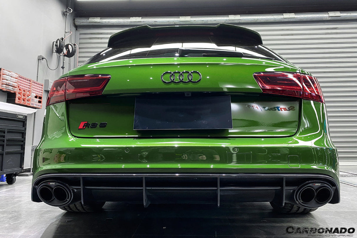 2013-2018 Audi RS6 Avant OE Style Carbon Fiber Rear Lip