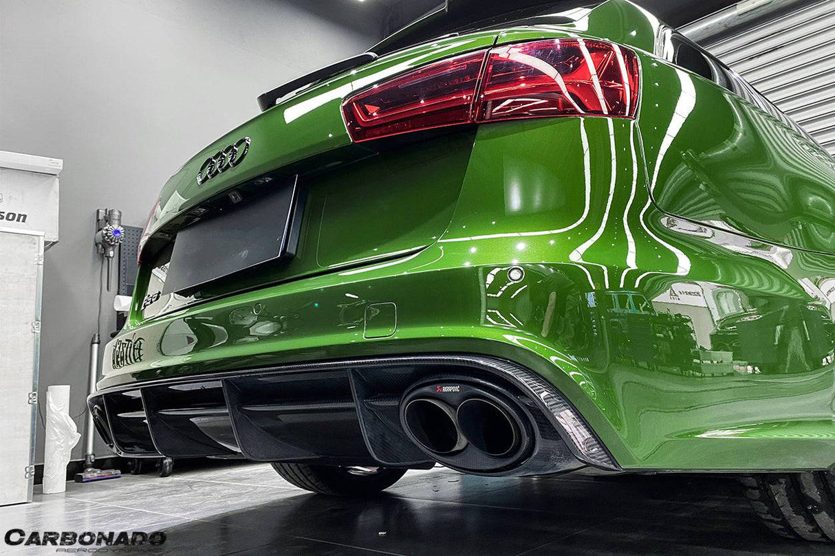 2013-2018 Audi RS6 Avant OE Style Carbon Fiber Rear Lip