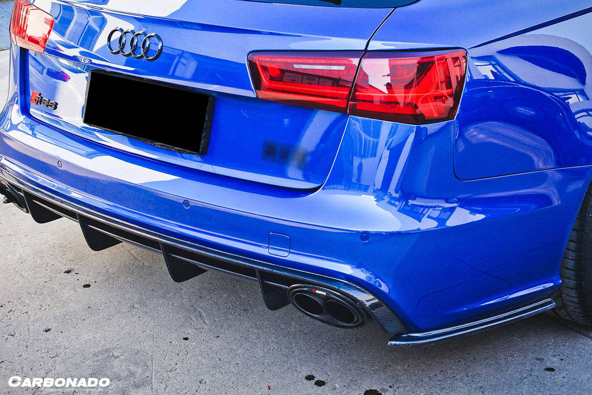2013-2018 Audi RS6 Avant OE Style Carbon Fiber Rear Lip