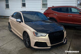 2017-2020 Audi RS3 S3 A3 Sedan BKSS Style Carbon Fiber Hood