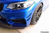 2013-2016 BMW 2 Series F22  F23 EXOT Style Front Canards (M-Tech Only)