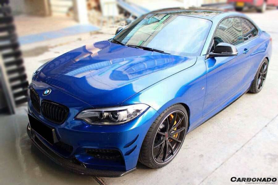 2013-2016 BMW 2 Series F22  F23 EXOT Style Front Canards (M-Tech Only)