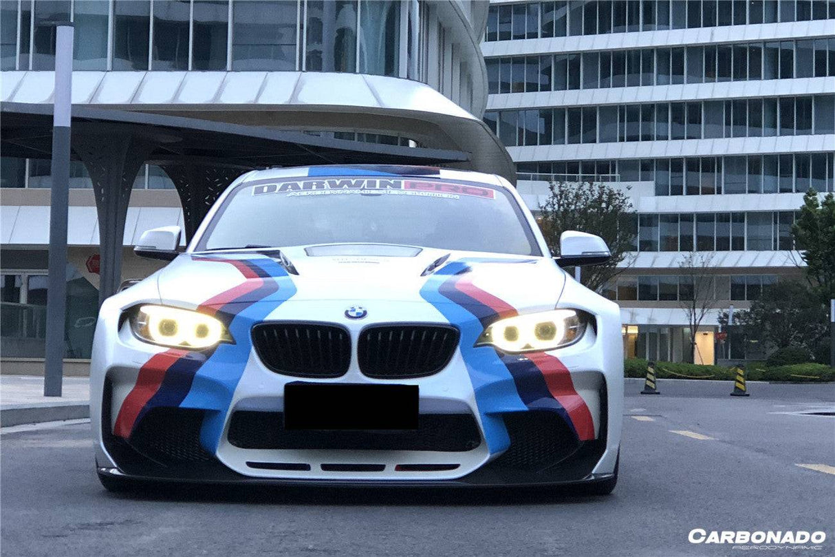2014-2019 BMW 2 Series F22 VR Style Partial Carbon Fiber Wide Body Full Body Kit