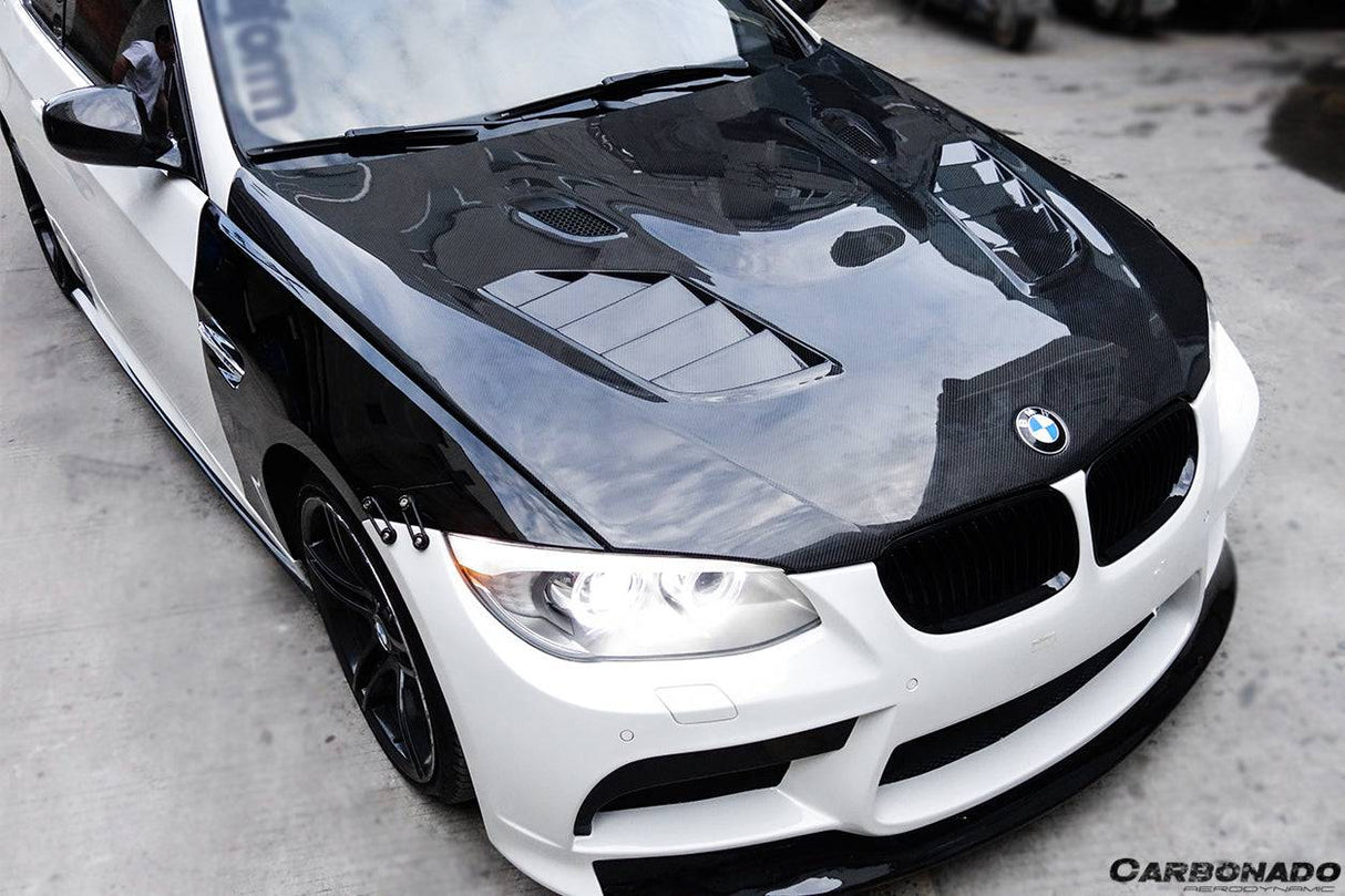 2011-2013 BMW 3 Series E92 E93 LCI SIB Style Carbon Fiber Hood