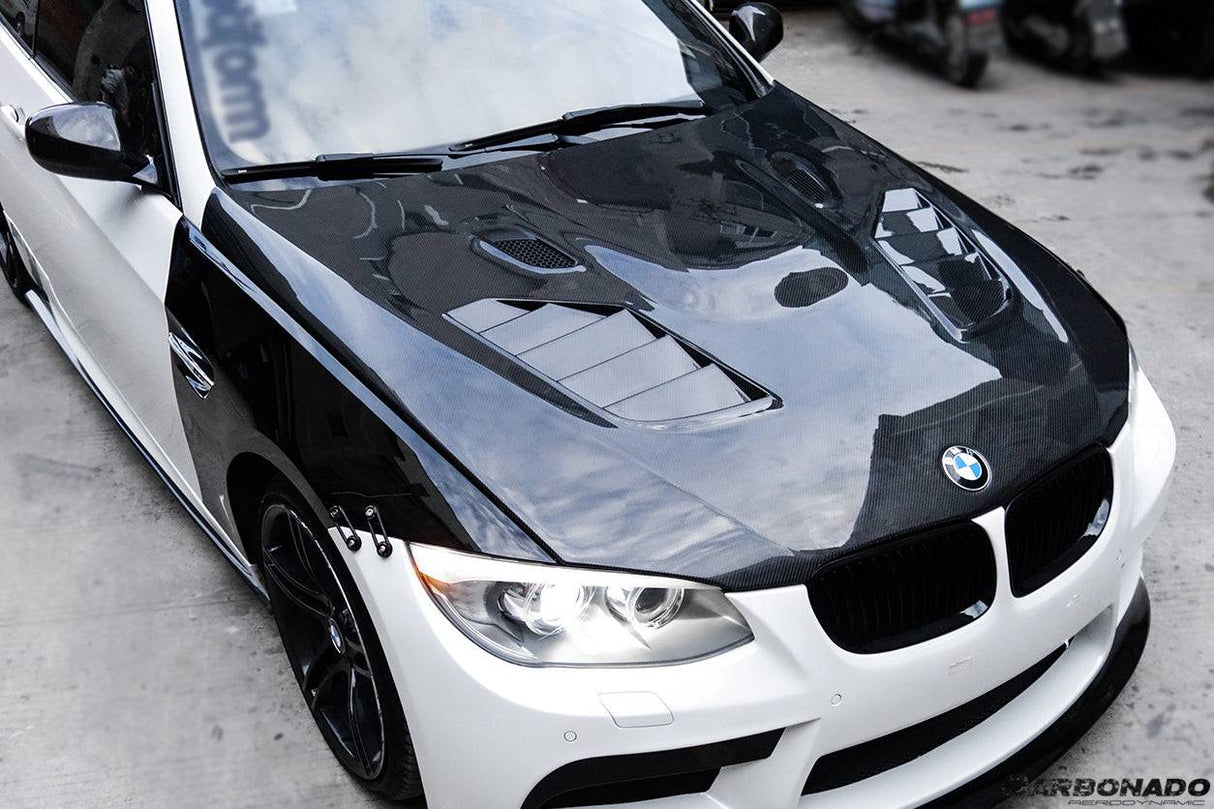 2011-2013 BMW 3 Series E92 E93 LCI SIB Style Carbon Fiber Hood