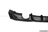 2013-2019 BMW 3 Series F30 F35 MP Style Carbon Fiber Dual Exhaust Rear Lip (For M-Tech Only)