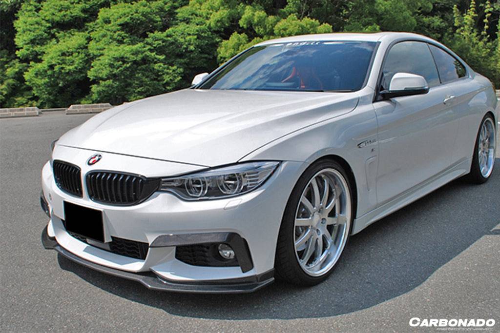2014-2017 BMW 4 Series F32 F33 M Sport ECC Style Carbon Fiber Front Lip