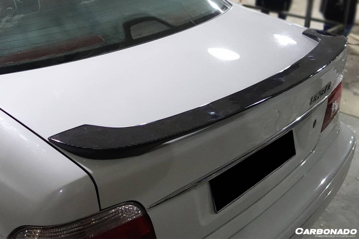 1997-2003 BMW 5 Series E39 MT Style Carbon Fiber Turnk Spoiler