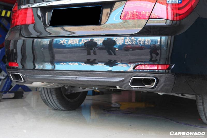 2009-2014 BMW 7 Series F01 OEM Style Carbon Fiber Rear Lip
