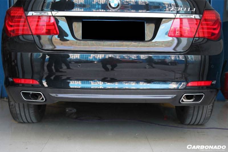 2009-2014 BMW 7 Series F01 OEM Style Carbon Fiber Rear Lip