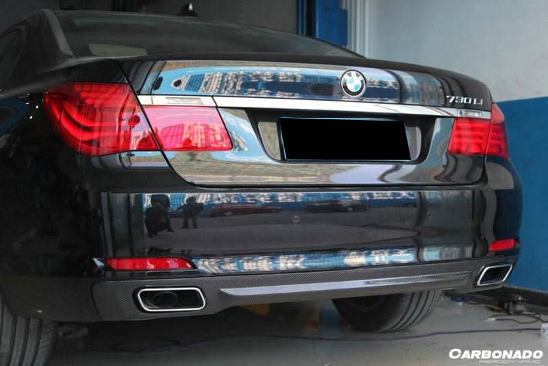 2009-2014 BMW 7 Series F01 OEM Style Carbon Fiber Rear Lip