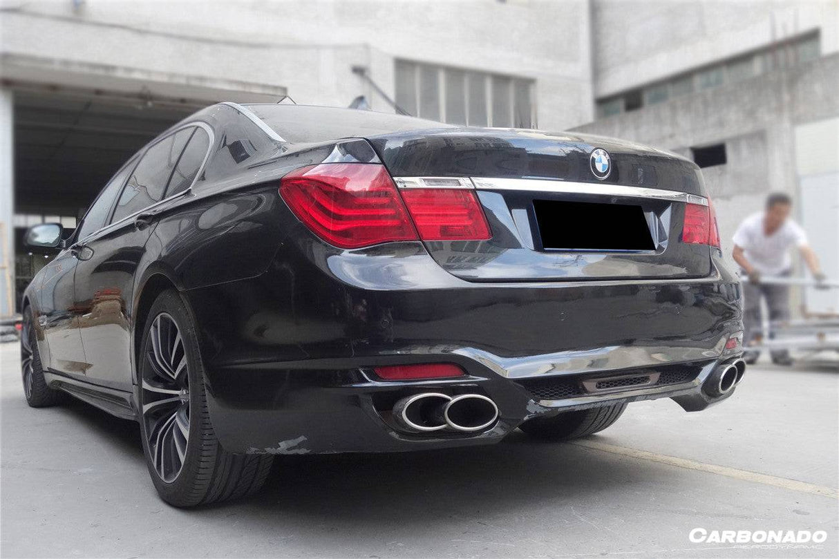 2009-2015 BMW 7 Series F01 F02 WD Style Rear Bumper With Tips