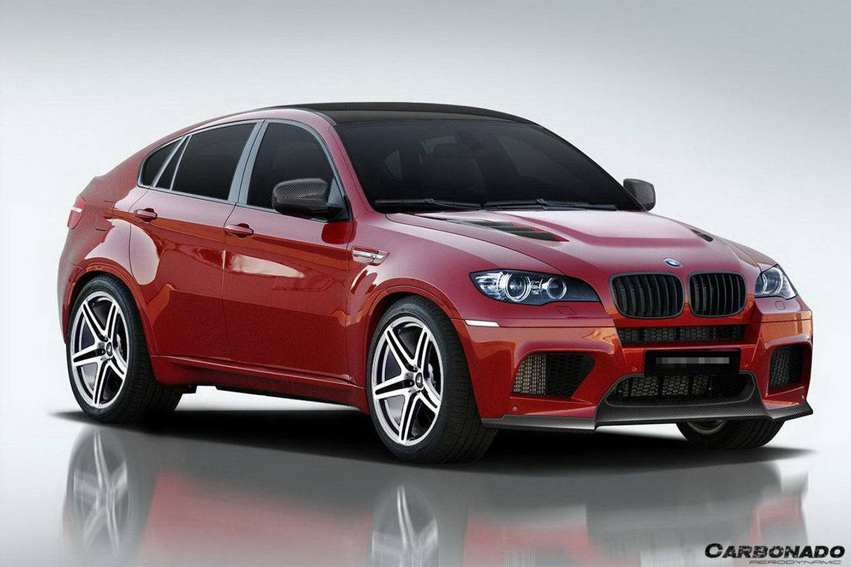 2009-2014 BMW E70 E71 X5M X6M VS Style Carbon Fiber Front Lip