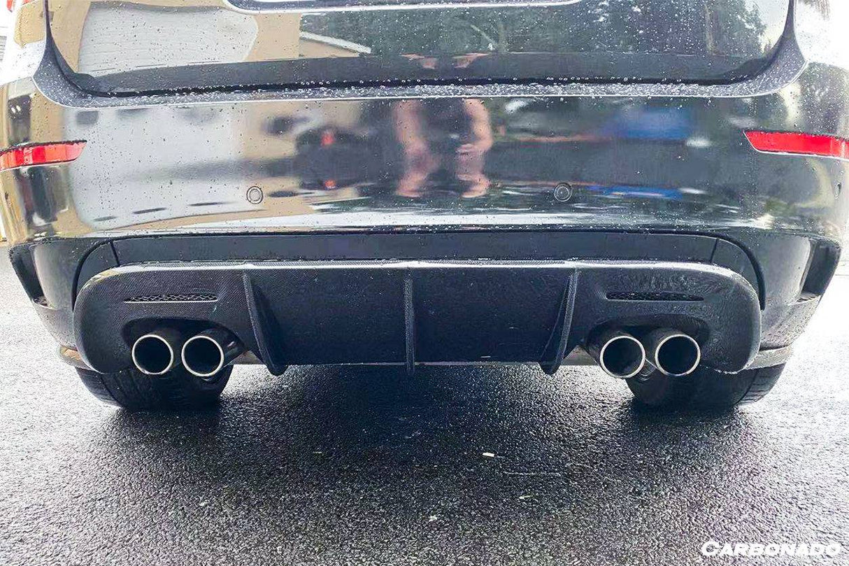 2009-2014 BMW E71 X6M VS Style Carbon Fiber Rear Diffuser