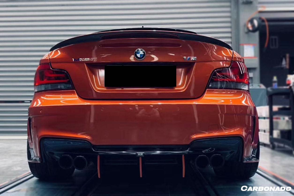 2008-2013 BMW E82 1 Series    1M RZ Style Carbon Fiber Trunk Spoiler