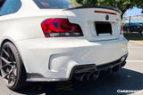 2008-2013 BMW E82 E88 1M RZ Style Carbon FIber Rear Lip