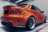2008-2013 BMW E82 E88 1M RZ Style Carbon FIber Rear Lip