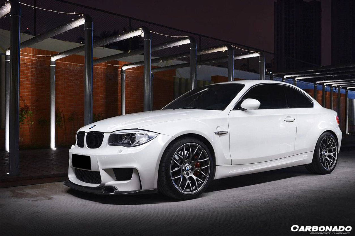 2008-2013 BMW E82 E88 1M RZ Style Carbon FIber Front Lip