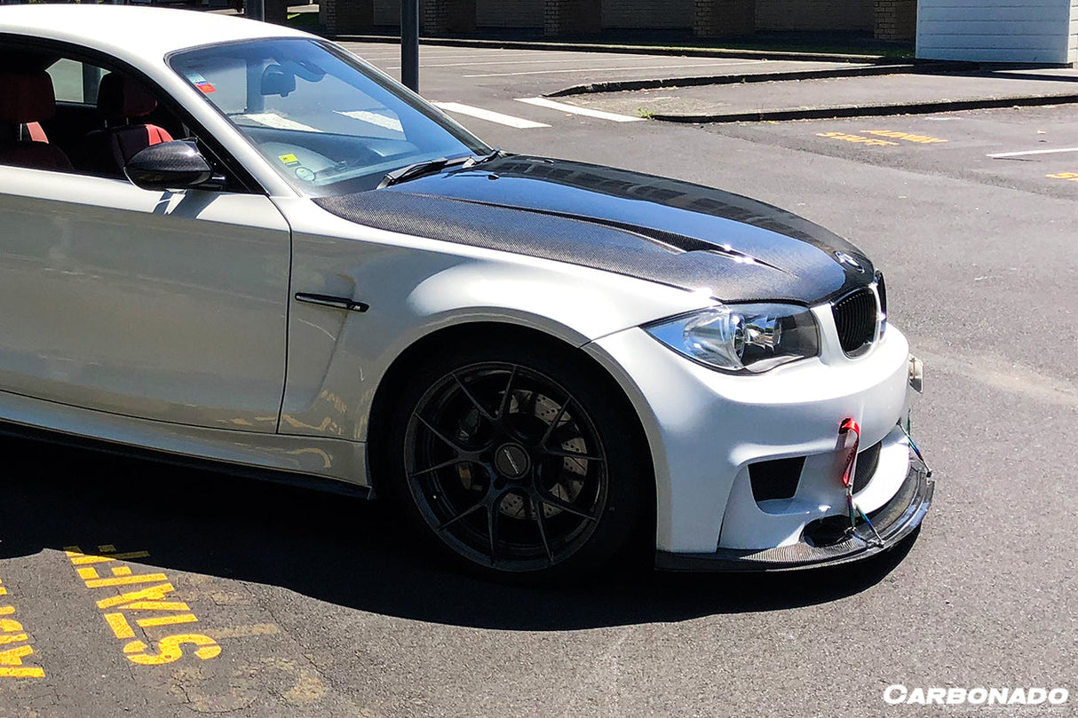 2008-2013 BMW E82 E88 1M RZ Style Carbon FIber Front Lip
