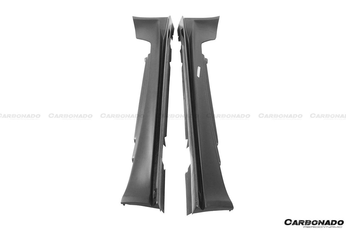 2008-2013 BMW E82 E88 1M RZ Style Partial Carbon FIber Side Skirts