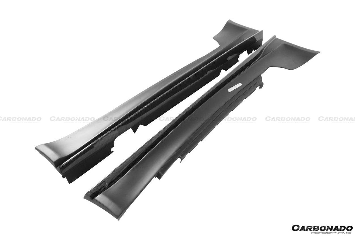 2008-2013 BMW E82 E88 1M RZ Style Partial Carbon FIber Side Skirts