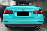 2011-2016 BMW F10 F18 5 Series HM Style Carbon Fiber Rear Lip (Can Not Fit MT Rear bumper)