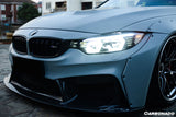 2014-2020 BMW F82  F83 M4 DE Style Carbon Fiber Front Lip