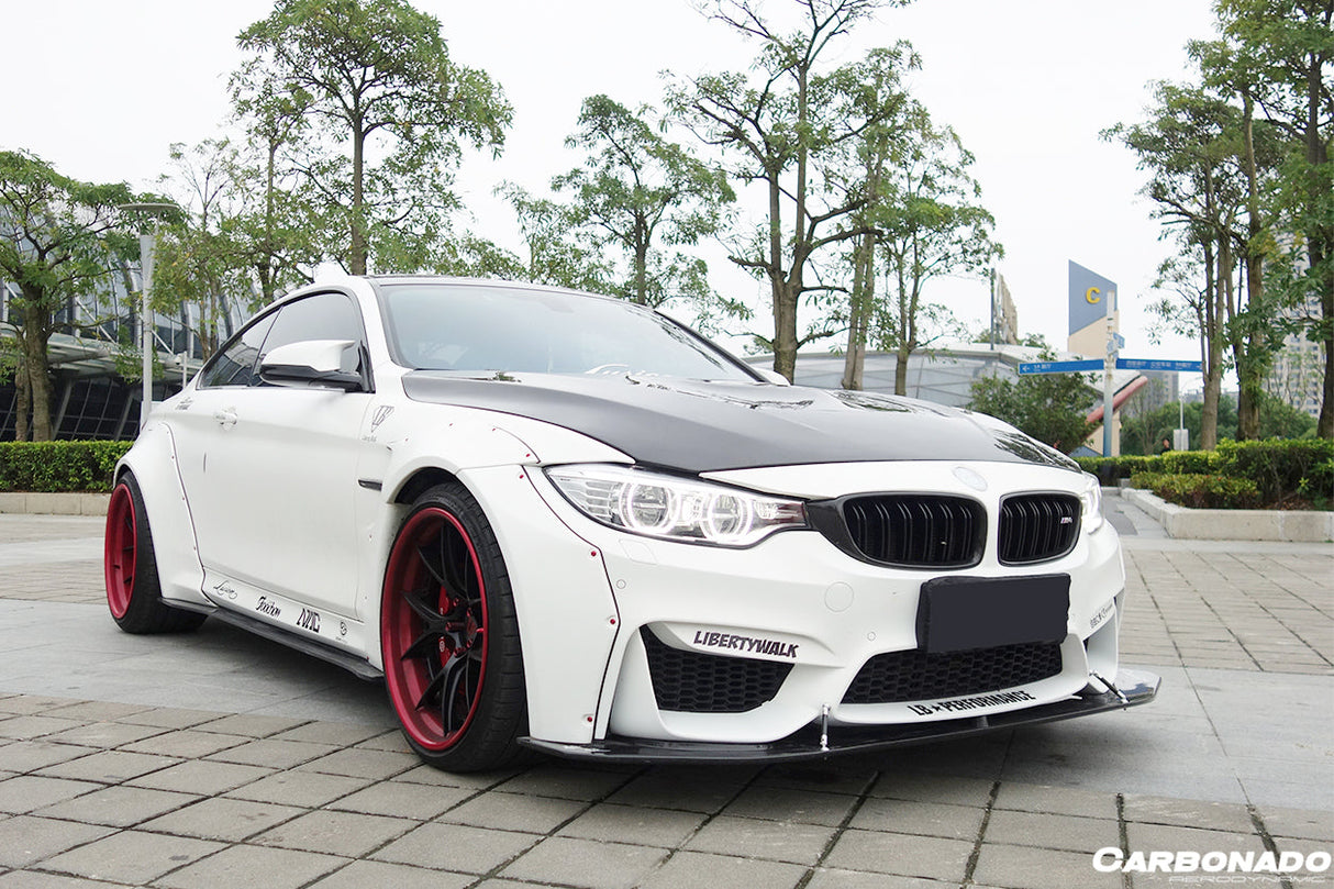 2014-2020 BMW F82    F83 M4 DE Style Partial Carbon Fiber Aero - Full Kit