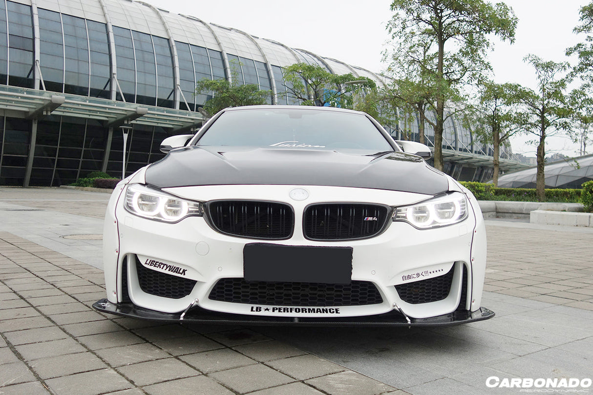 2014-2020 BMW F82    F83 M4 DE Style Partial Carbon Fiber Aero - Full Kit