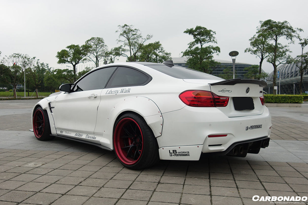 2014-2020 BMW F82  F83 M4 DE Style Carbon Fiber Rear Diffuser