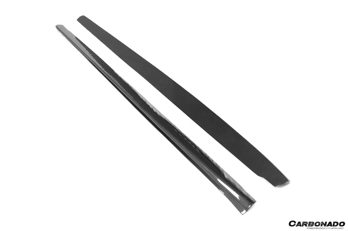 2018-2023 BMW F90 M5 D3 Style Carbon Fiber Side Skirts