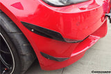 2008-2012 BMW M3 E90  E92  E93 KA Style Carbon Fiber Canards