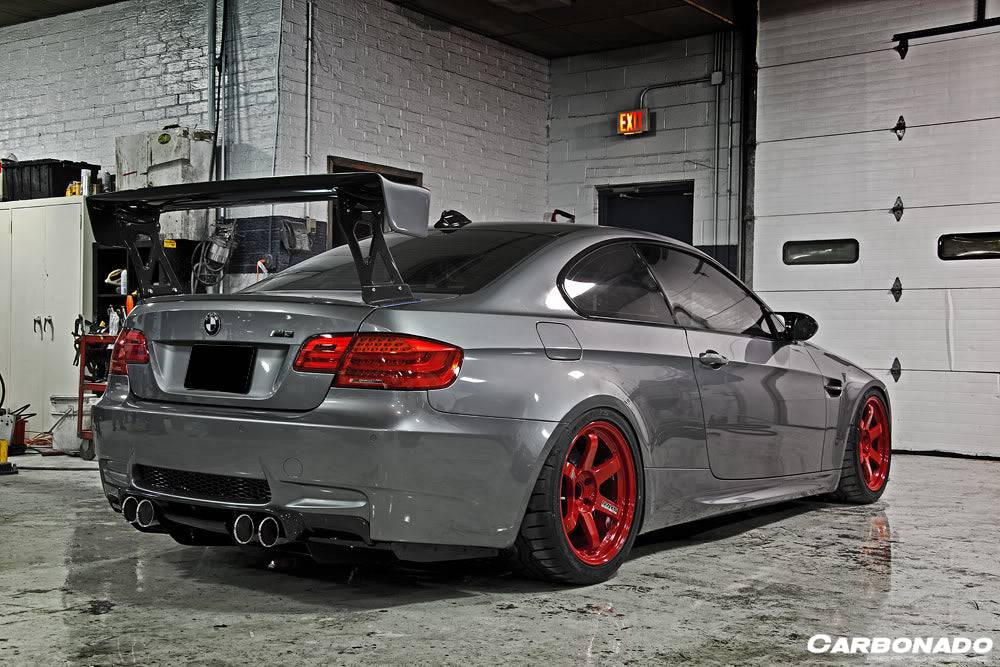 2008-2012 BMW 3 Series  M3 E92  E93 VA Style Carbon Fiber Trunk Spoiler