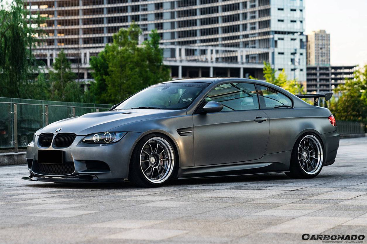 2008-2012 BMW M3 E92  E93 ET Style Carbon Fiber Side Skirts Under Board