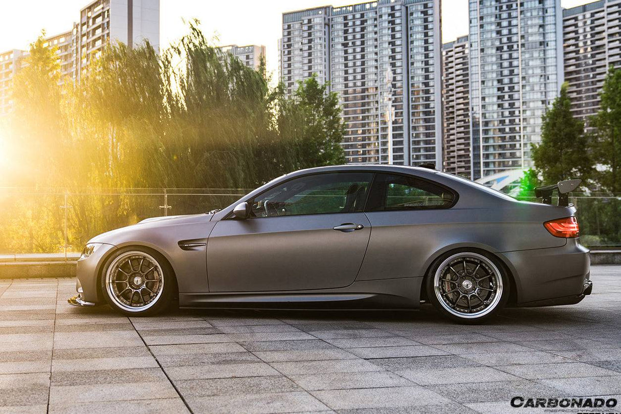 2008-2012 BMW M3 E92  E93 ET Style Carbon Fiber Side Skirts Under Board
