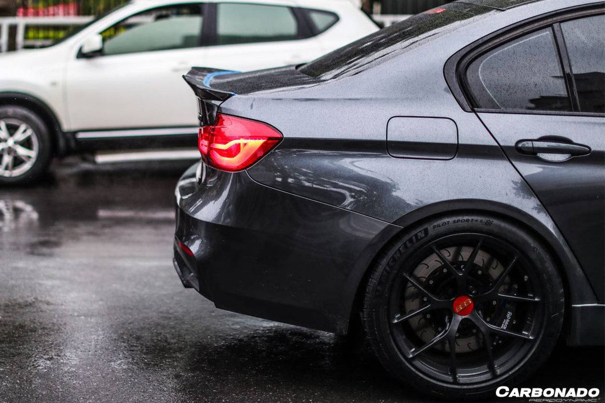 2014-2020 BMW M3 F80   3 Series F30 F35 VRS Style Carbon Fiber Trunk Spoiler
