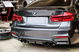 2014-2020 BMW M3 F80   3 Series F30 F35 VRS Style Carbon Fiber Trunk Spoiler