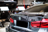 2014-2020 BMW M3 F80   3 Series F30 F35 VRS Style Carbon Fiber Trunk Spoiler