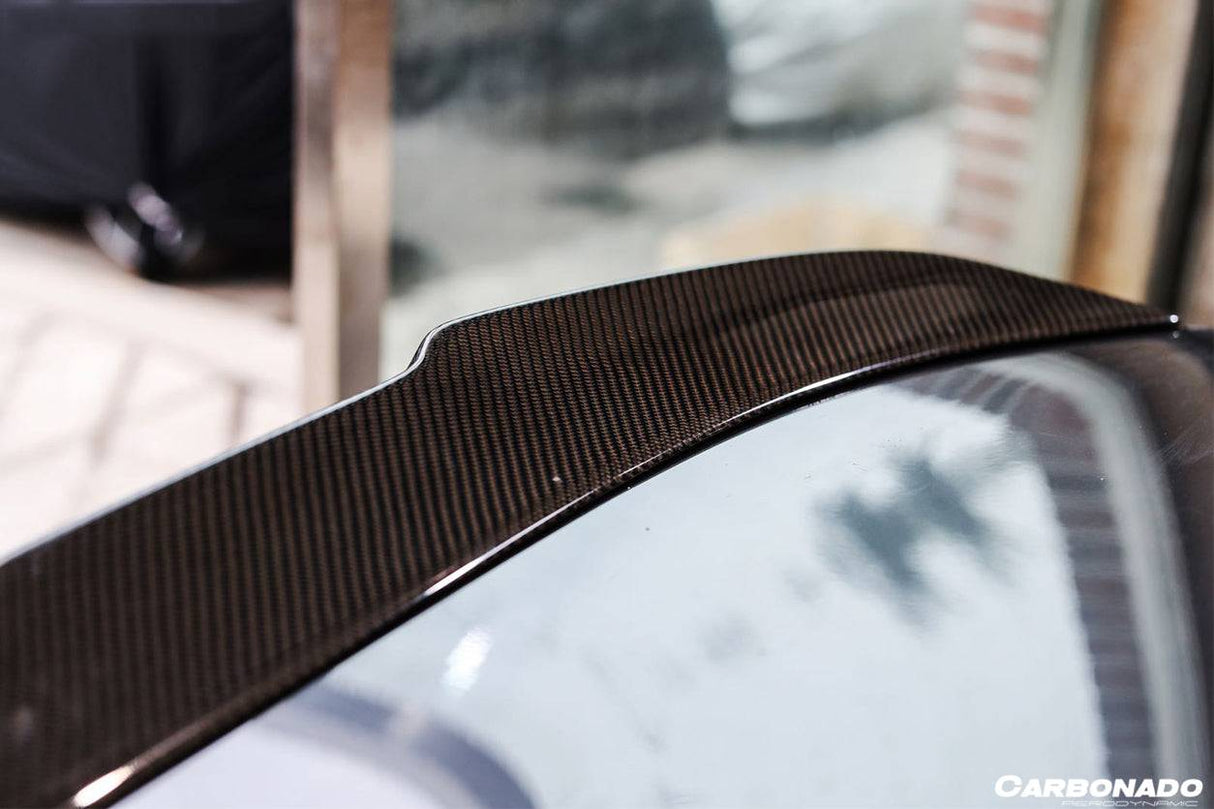 2014-2020 BMW M3 F80   3 Series F30 F35 VRS Style Carbon Fiber Trunk Spoiler