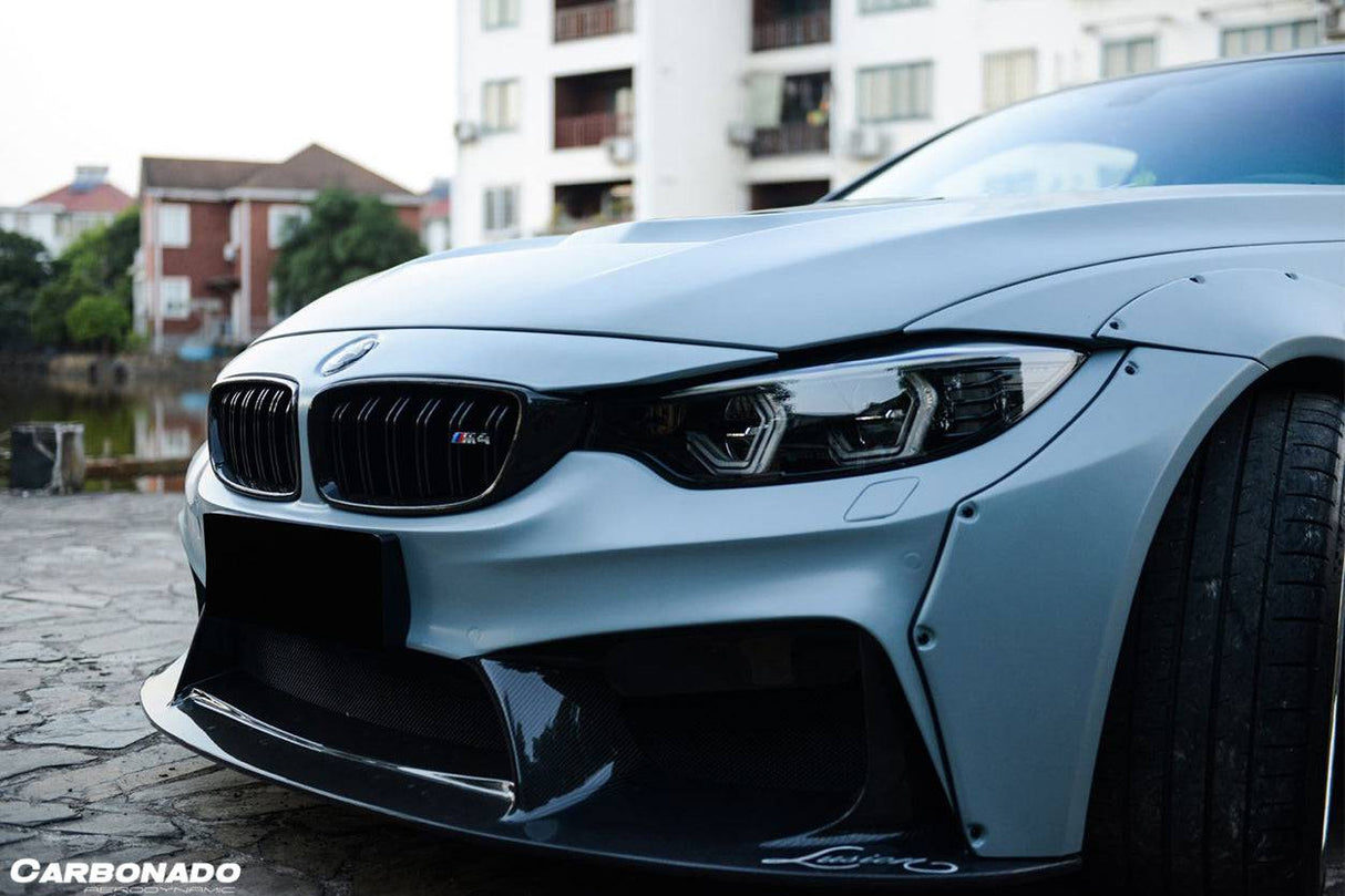 2014-2020 BMW M3 F80 M4 F82 D3 Style Front Bumper