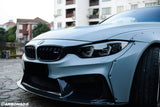 2014-2020 BMW M3 F80 M4 F82 D3 Style Front Bumper