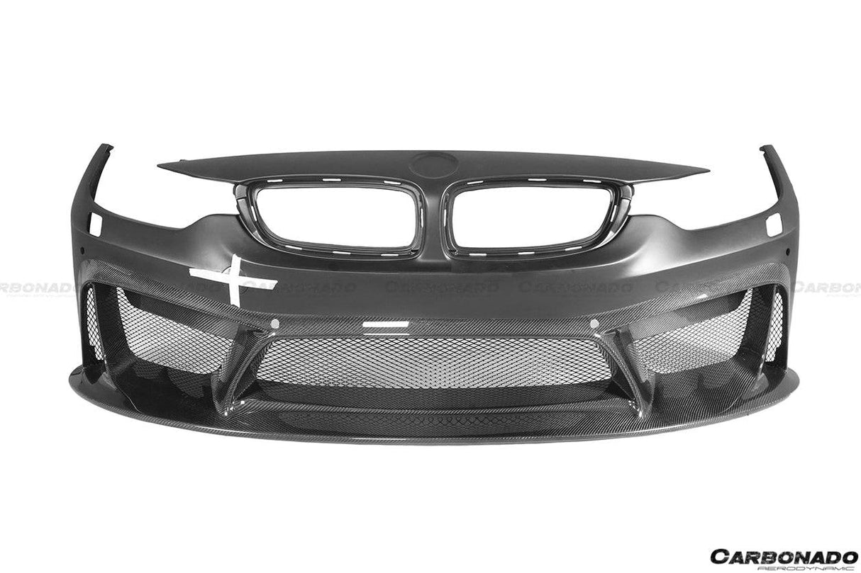2014-2020 BMW M3 F80 M4 F82 D3 Style Front Bumper