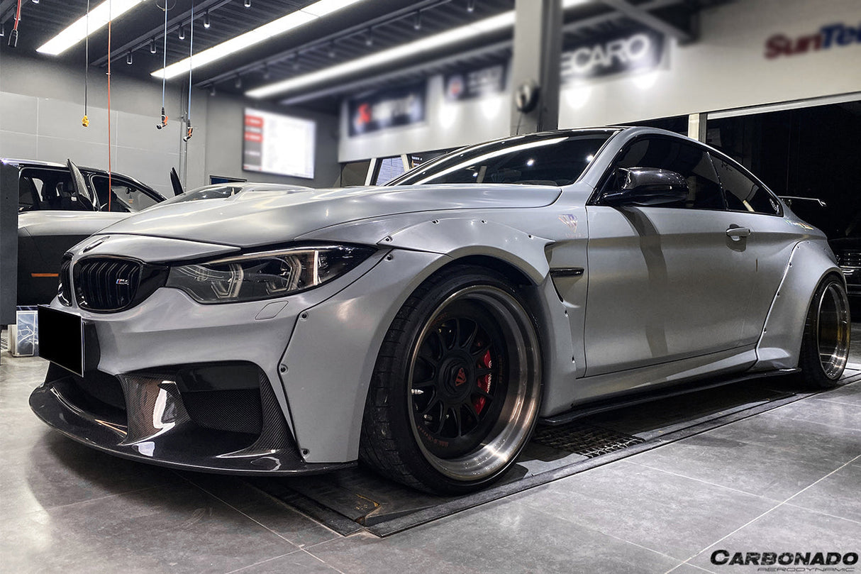 2014-2020 BMW M3 F80 M4 F82 D3 Style Front Bumper