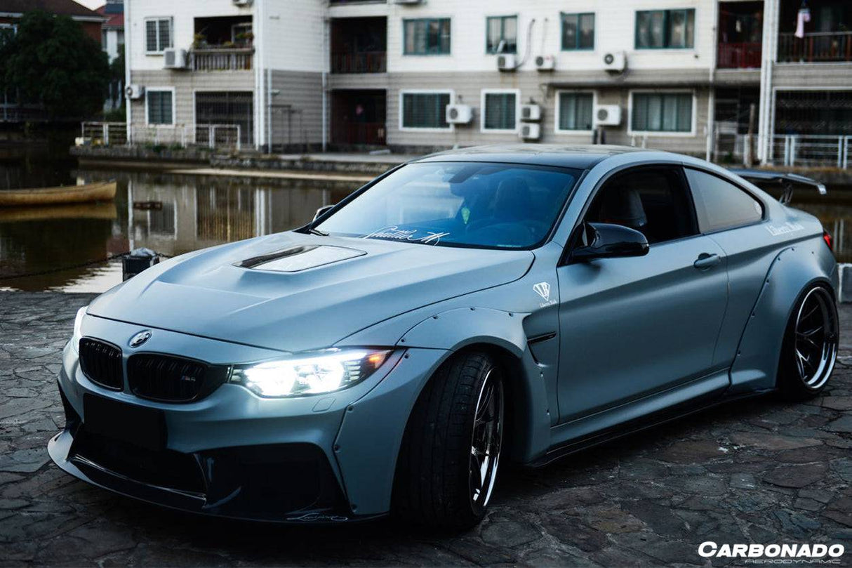 2014-2020 BMW M3 F80 M4 F82 D3 Style Front Bumper