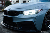 2014-2020 BMW M3 F80 M4 F82 D3 Style Front Bumper