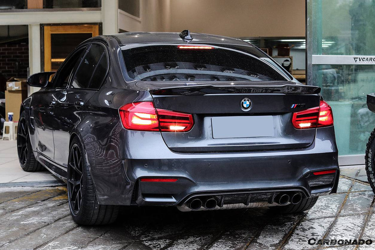 2014-2020 BMW M3 F80 M4 F82 MP Style Carbon Fiber Rear Diffuser