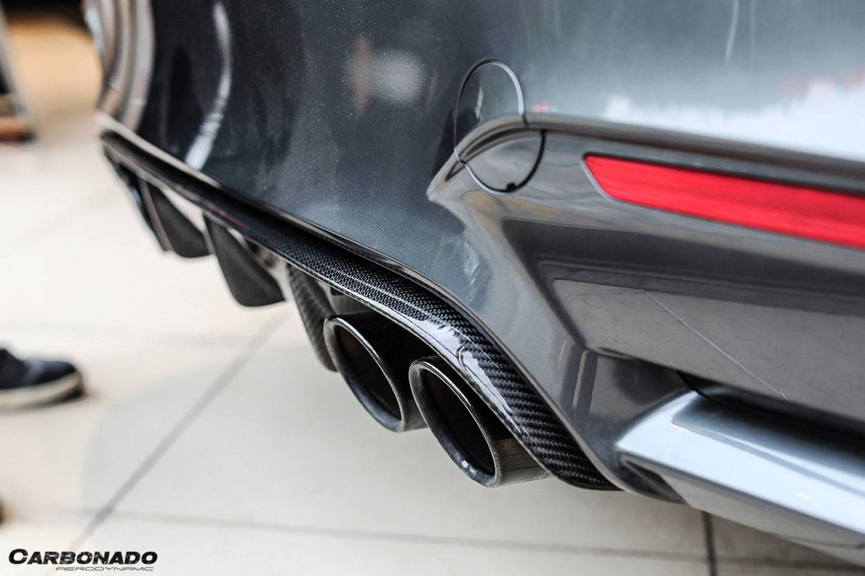 2014-2020 BMW M3 F80 M4 F82 MP Style Carbon Fiber Rear Diffuser