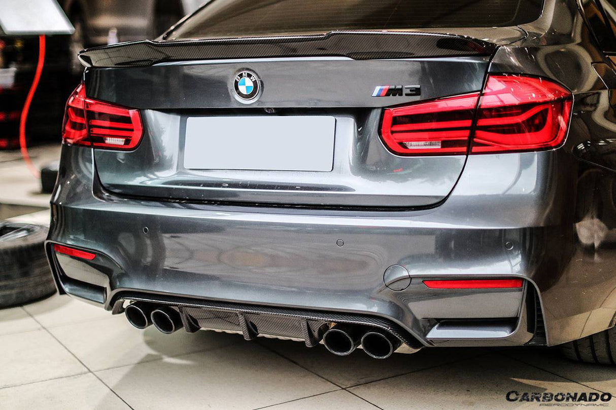 2014-2020 BMW M3 F80 M4 F82 MP Style Carbon Fiber Rear Diffuser