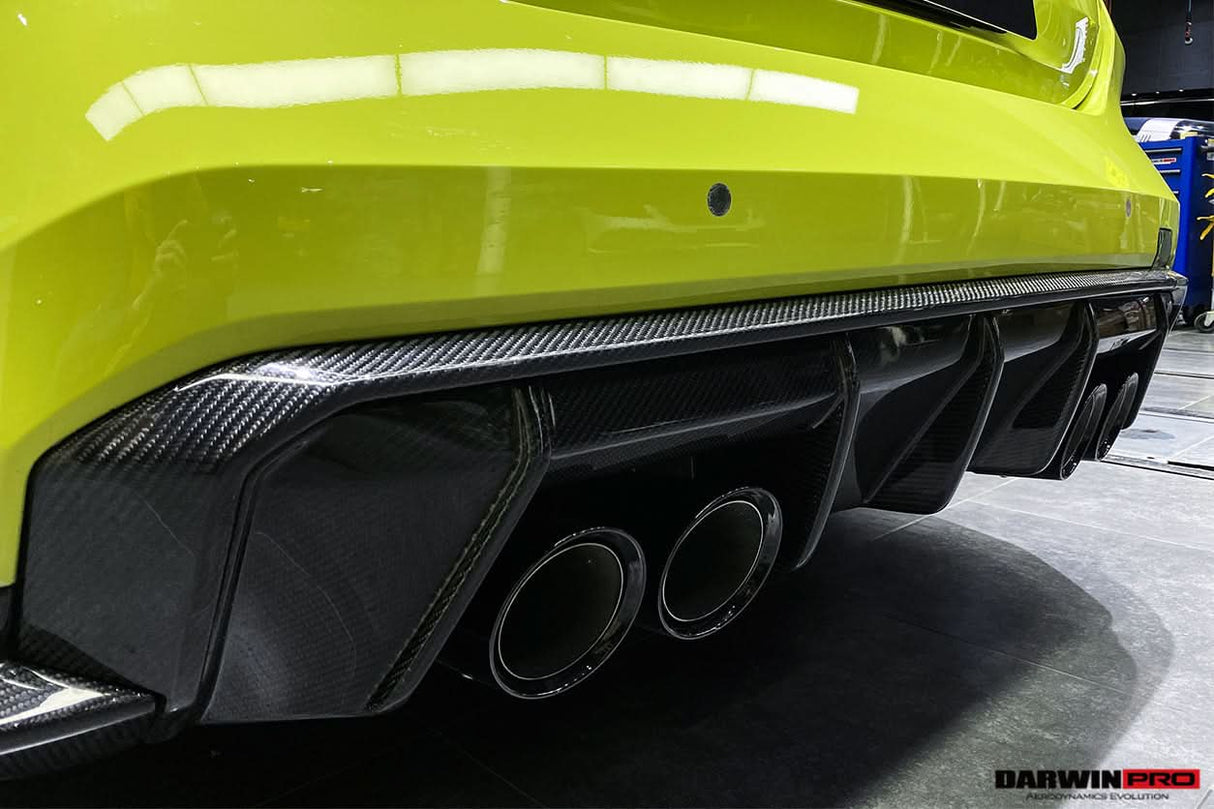 2021-UP BMW M4 G82 G83 M3 G80 Carbon Fiber Rear Diffuser Trim Replacement Lip